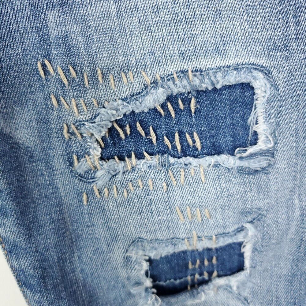 Flying Monkey Jeans Womens 25 Patchwork Skinny As… - image 6